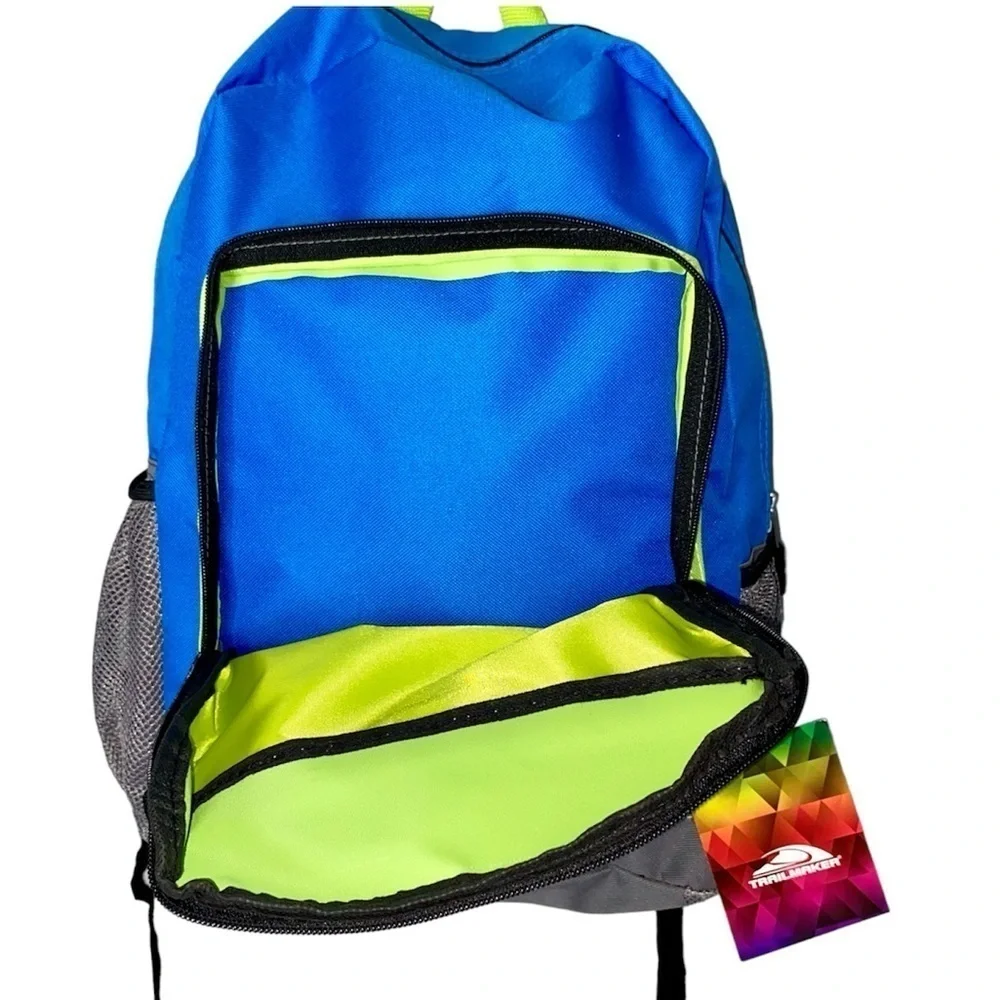 TRAILMAKER Heritage Collection Backpack Black Grey Neon Green Unisex NWT